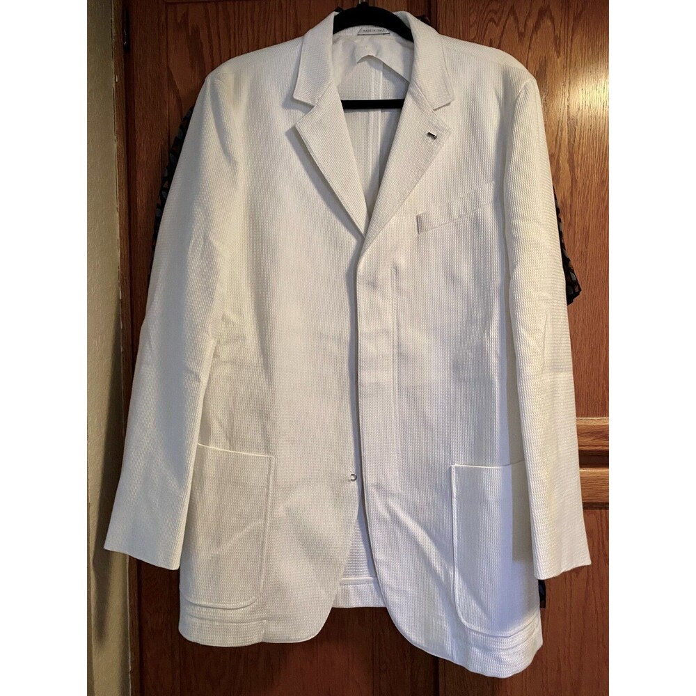 Byblos Mens Cotton Unconstructed Blazer Size 42R/Summer/Fabulous/Italy/NWOT